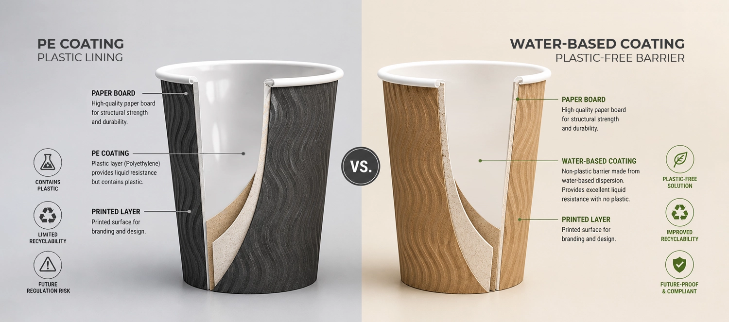 Water-Based vs PE Coating Paper Cups