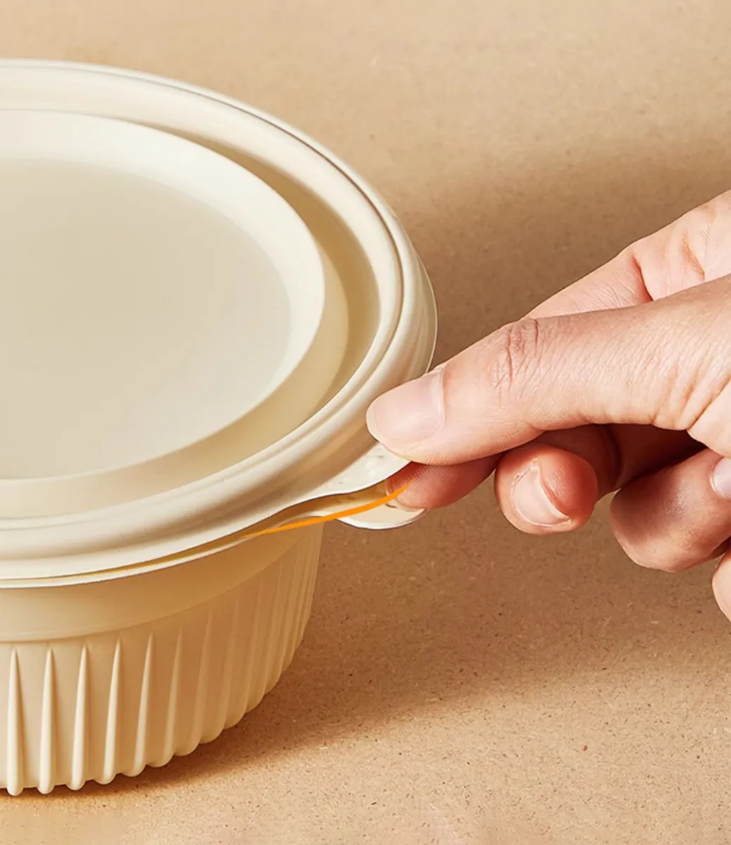 Molded Fiber Lids - Detail View