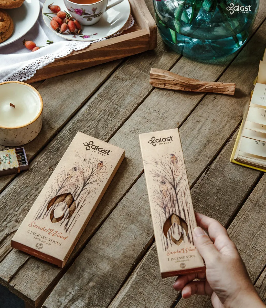 Sandalwood Incense Sticks - Side View