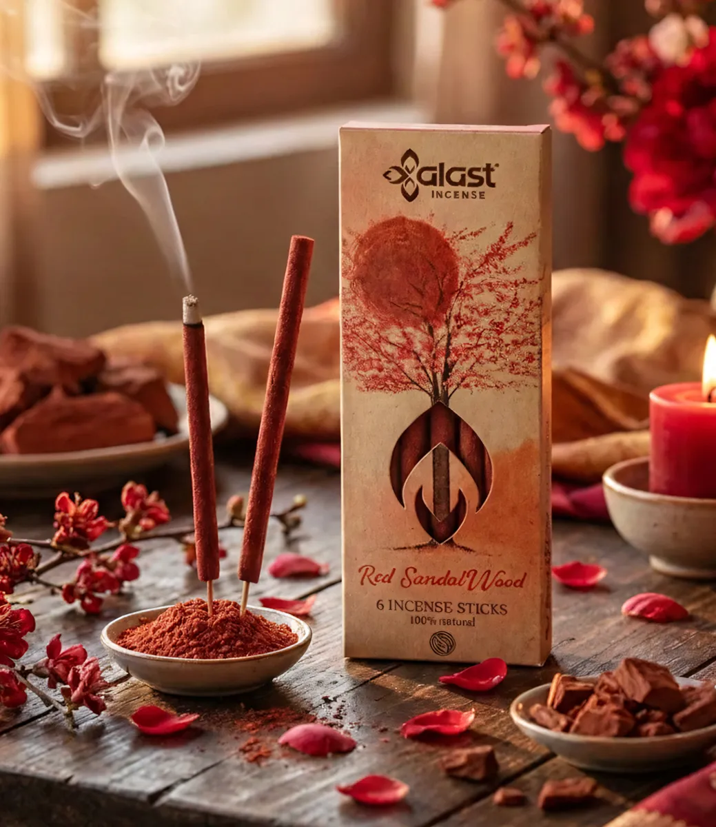Red Sandalwood Incense Sticks