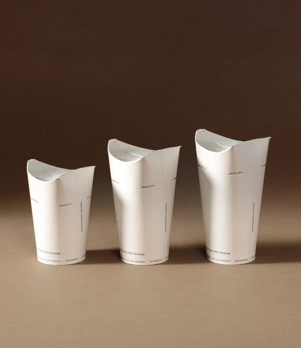 Ekoroll Lid-Free Hot Paper Cup - Packaging