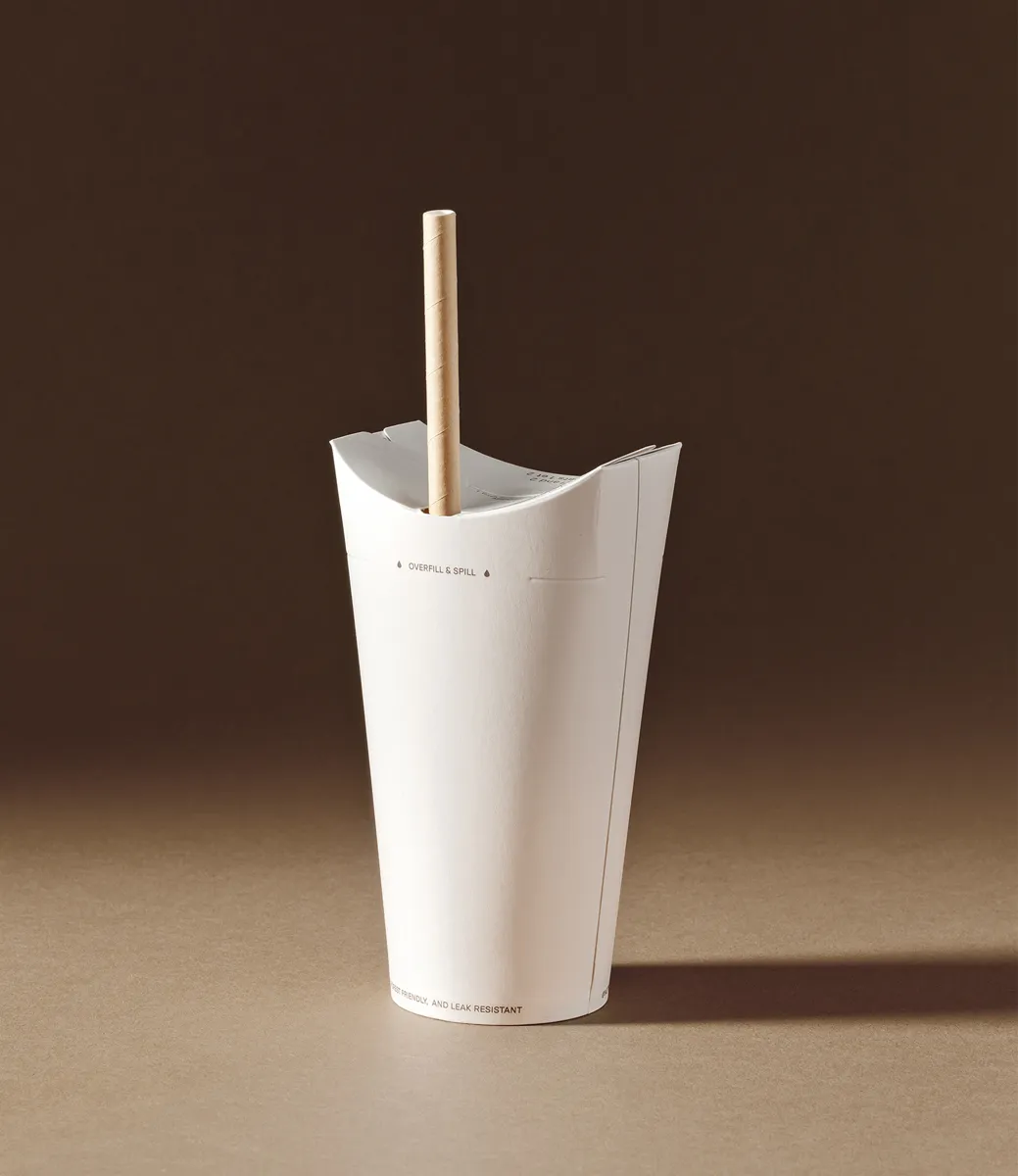 Ekoroll Lid-Free Cold Paper Cup - Packaging