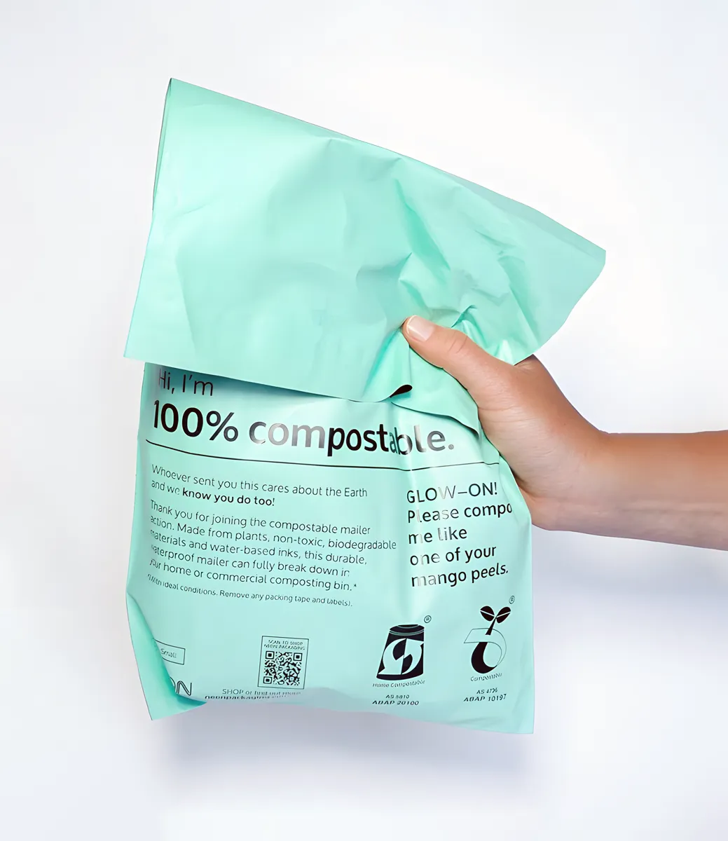 PLA Biodegradable Packaging - Side View