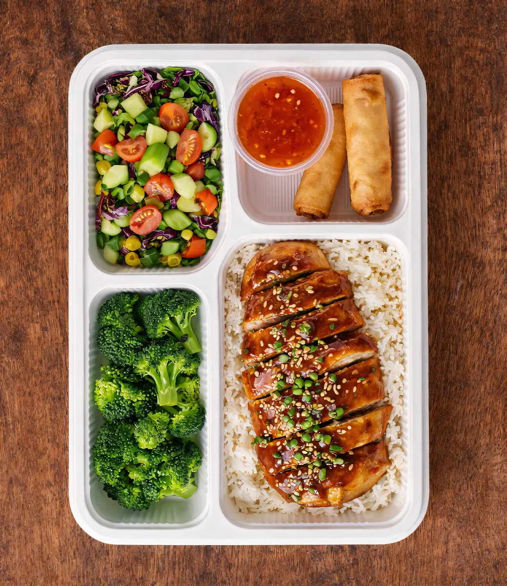 Sustainable Packaging & Plant-Based Tableware - Side View