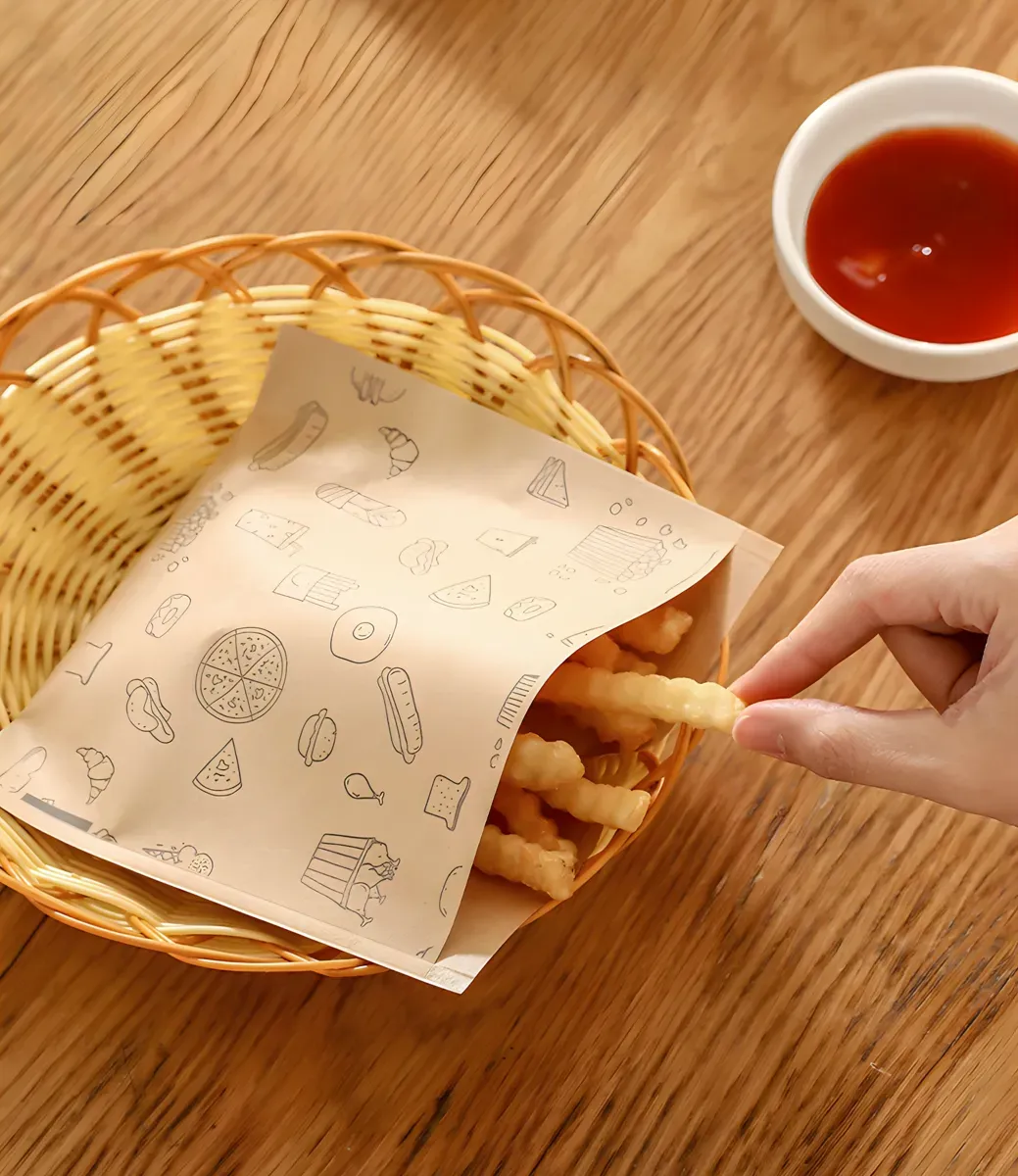 Greaseproof Paper & Burger Wrap - Packaging