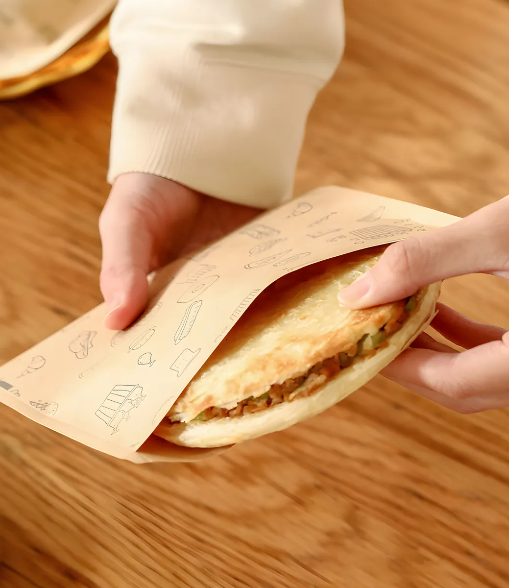 Greaseproof Paper & Burger Wrap - Detail View