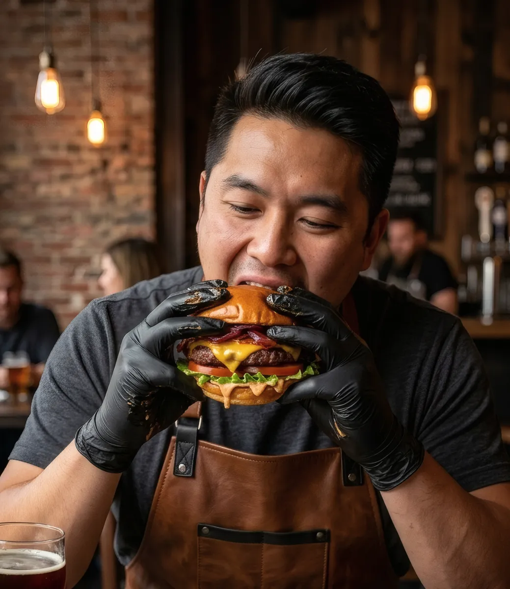 Nitril Tek Kullanımlık Eldiven - Side View