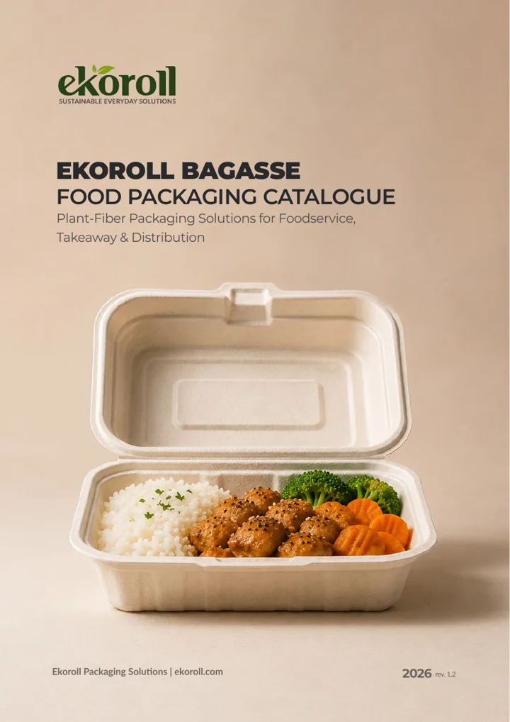 Lebensmittelverpackungen aus Bagasse